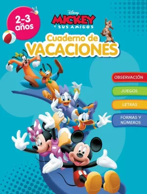 CUADERNO DE VACACIONES MICKEY 2-3 AÑOS (APRENDO CO