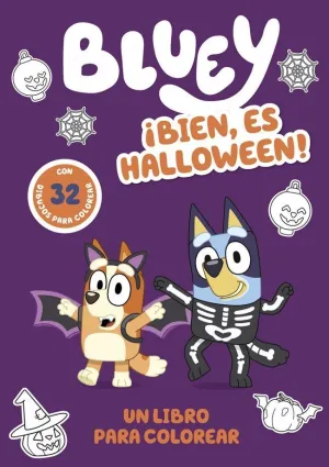 BLUEY: ¡BIEN, ES HALLOWEEN! UN LIBRO PARA COLOREAR