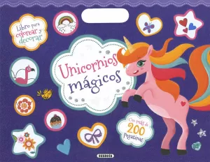 UNICORNIOS MAGICOS (COLOREA Y PEGA)