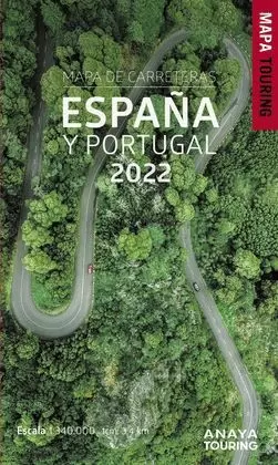 MAPA DE CARRETERAS DE ESPAÑA Y PORTUGAL 1:340.000, 2022