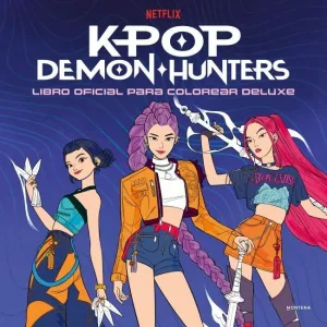 KPOP DEMON HUNTERS - LIBRO OFICIAL PARA COLOREAR D
